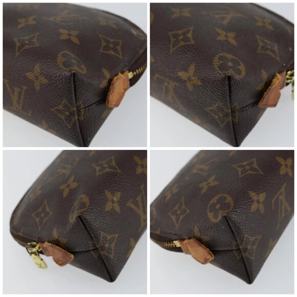 LOUIS VUITTON Monogram Pochette Cosmetic PM Cosmetic Pouch M47515 LV Auth 148054 - Picture 14 of 16